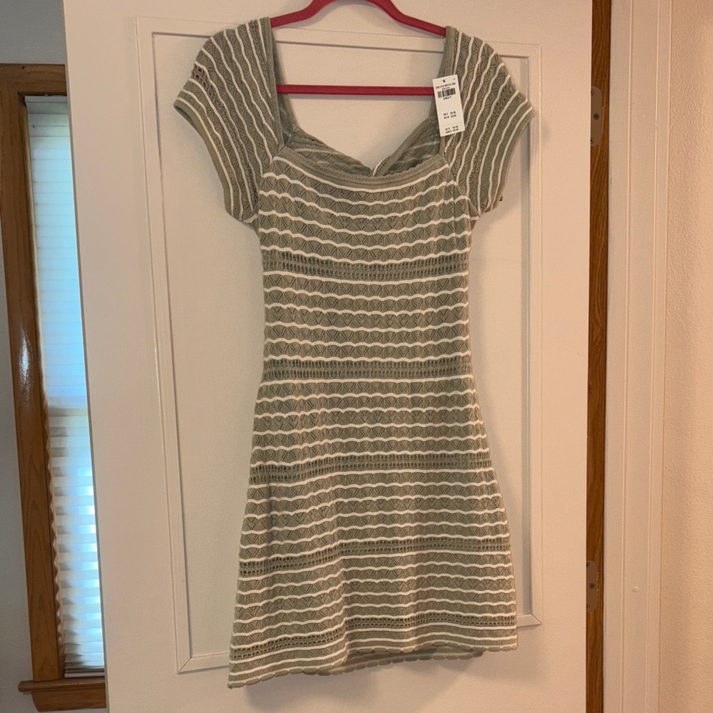 Hollister mini crochet dress